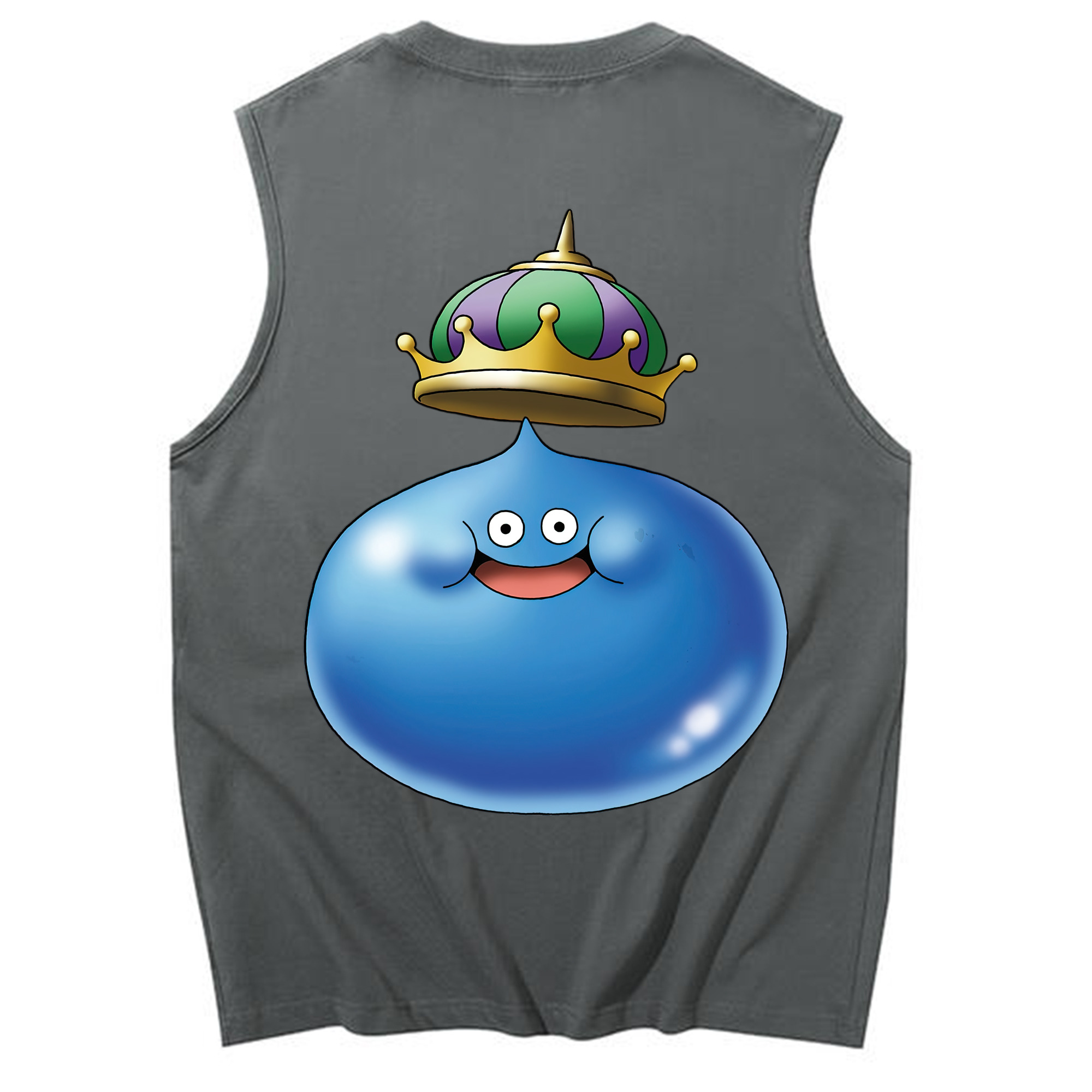 （画像用） ドラゴンクエスト Doragon Kuesuto Dragon Quest コットン100％タンクトップ（背面プリント）